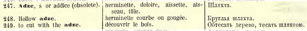 Adze, Энгель, МорТехнСловарь, с8, 1863.jpg